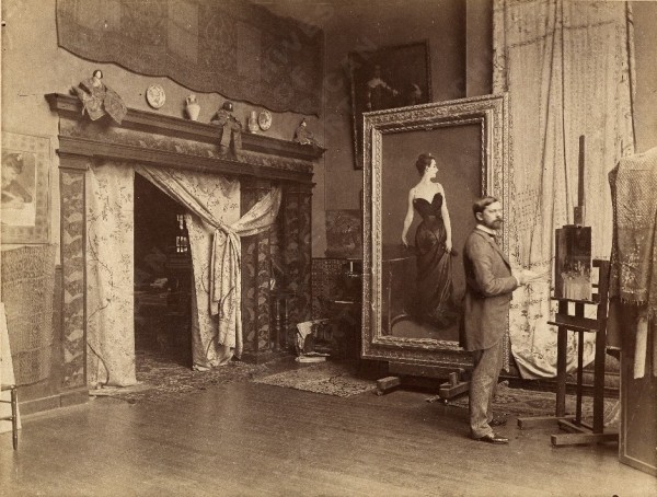Sargent in his studio