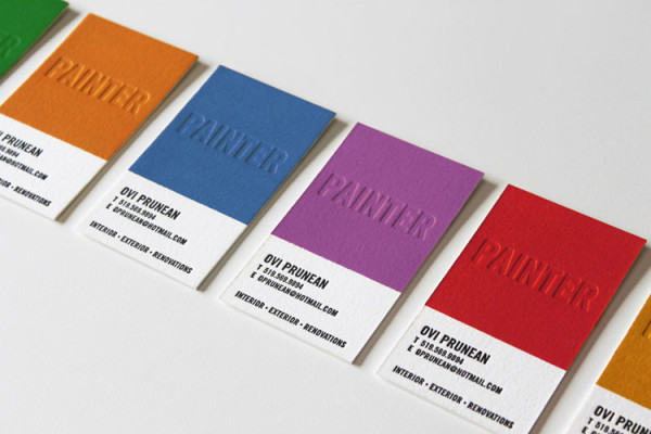 Painter's business cards