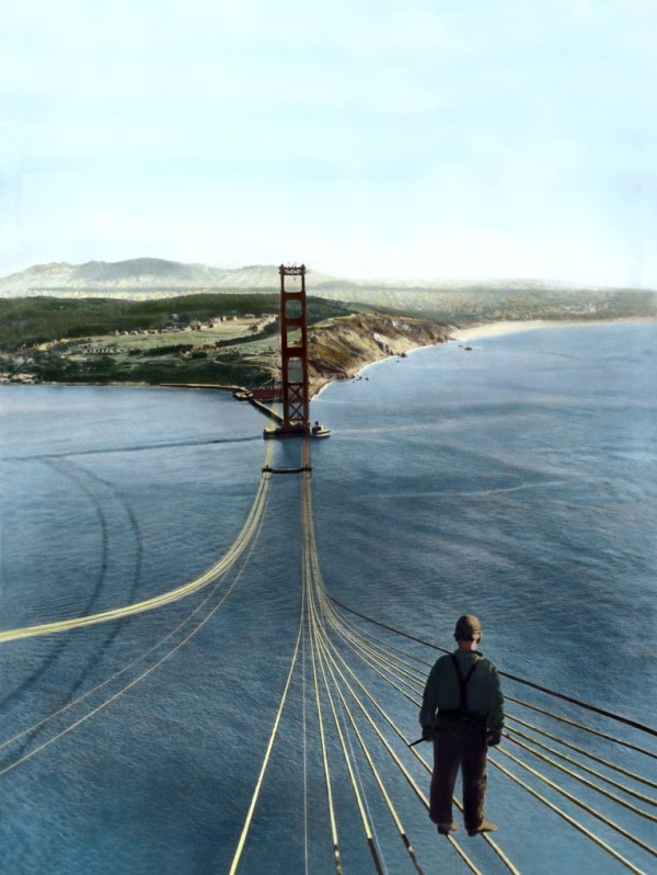 Golden Gate Bridge worker