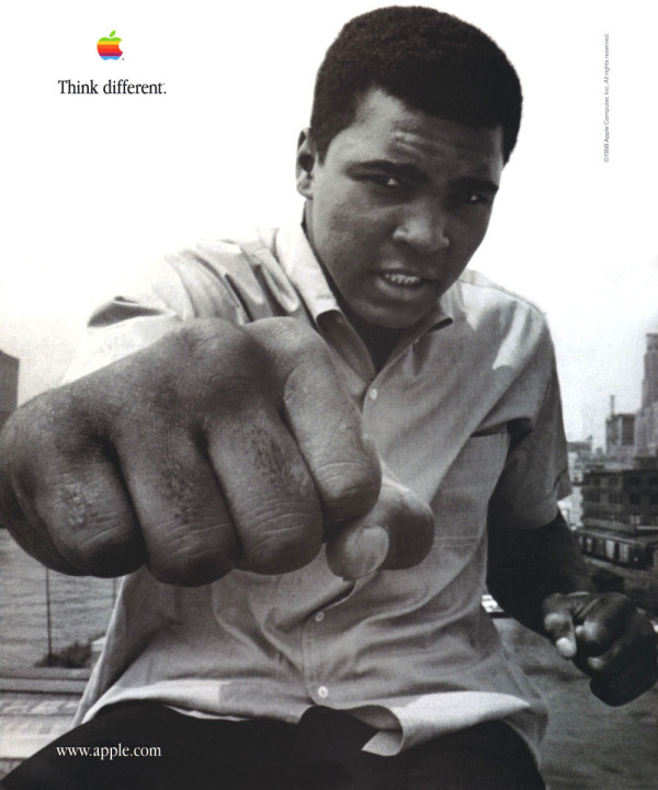 Muhammad Ali Think Different poster