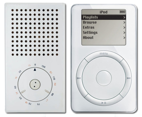 Braun T3 and first-gen iPod