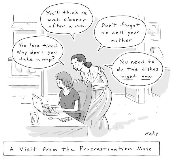 A visit from the procrastination muse