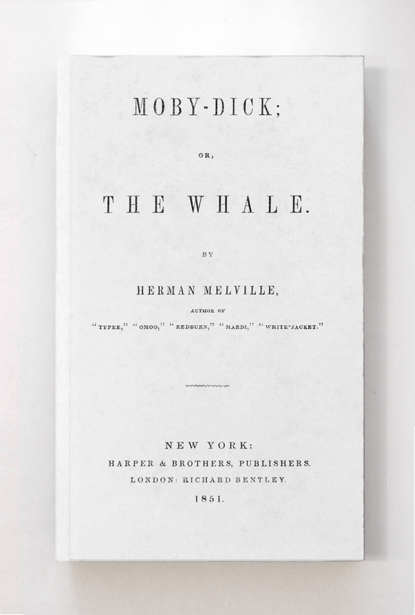 Moby Dick animated book cover